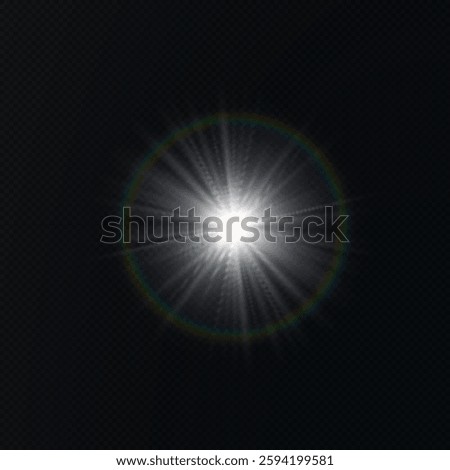 crystal rainbow light effect with sparkling prism reflections and diamond spectrum shine. Perfect for jewelry overlays, neon glow designs, and magical optical decorations. Vector illustration.