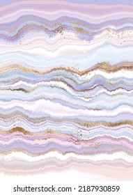 Tapa de cristal de la pared con textura mineral geodésica y venas de oro.