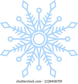 Crystal of snow