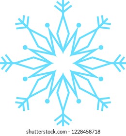 Crystal of snow