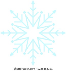 Crystal of snow