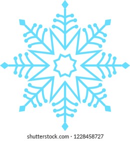 Crystal of snow