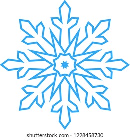 Crystal of snow