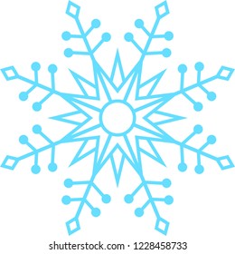 Crystal of snow