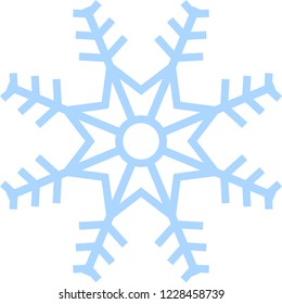 Crystal of snow