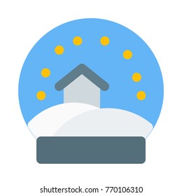 Crystal snow globe