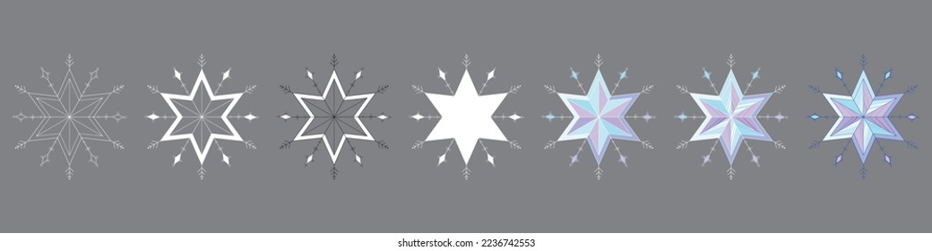 crystal snowflake diamond magic christmas