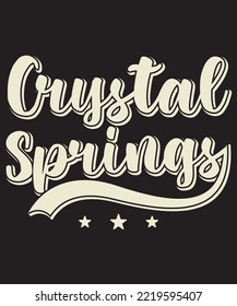 Crystal springs Crystal springs designs