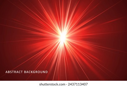 Kristallstern. Kristallstrahlenlicht, Sonne scheint Regenbogenrot, Gelb und Blau Farbe. Optischer Feuerlichteffekt. Reflektionseffekt der Reflektion der Spiegelreflexion der Vektorlinse. Sonnenlicht funkelt. Sonnenstrahl