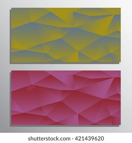 Crystal, a stone background. Gems. Vector. The triangle, triangulation concept for the logo, background, business card.