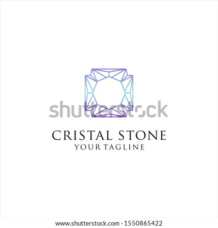 Crystal Stone for Luxury Logo Design