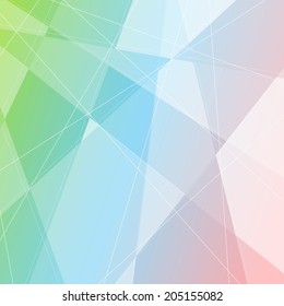 Crystal structure gradient halftone background. Vector illustration