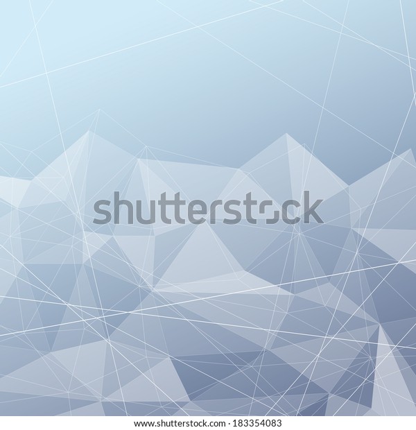 Crystal structured modern blue background.\
Vector illustration