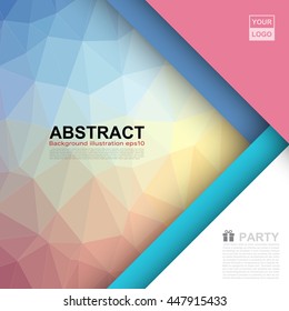 Crystal style background .Vector eps10