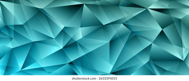 cacos de cristal azul-petróleo colidem em harmonia digital, profundidade emerge lindamente.