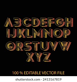Tipo de letra de textura de cristal. Alfabeto vectorial con letras latinas. Tipo de letra mosaico.