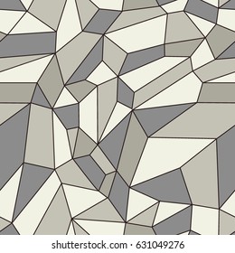 Crystal vector beautiful seamless background with mosaic texture.