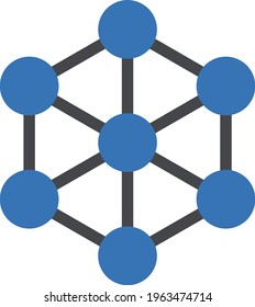 Kristall-Vektorsymbol