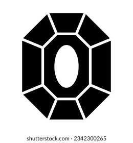 Icono De Glifo Vector De Cristal Para Uso Personal Y Comercial.
