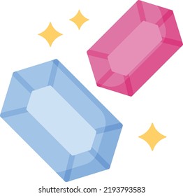 vector de cristal sobre fondo blanco. icono de vector aislado