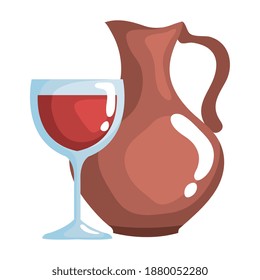 diseño de vectores de cavidad de vino cristalino