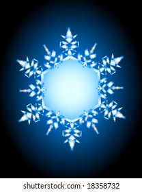 Crystal-3. Vector illustration