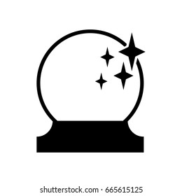 Crystall ball icon.