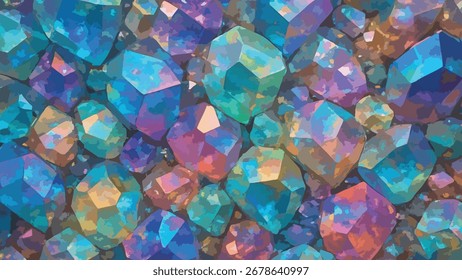 Vector de fondo de textura mineral cristalizada