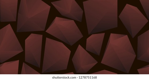 Crystals. Angular geometric shapes. Seamless texture. Vector graphics