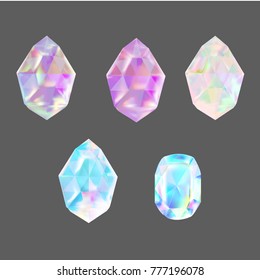 crystals  illustration vector