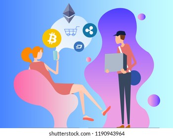 Crytocurrency Shoping 2D