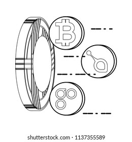 crytocurrency symbols design