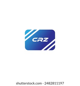 CRZ, Abstract initial monogram letter alphabet logo design. An eye-catching and stylish letter CRZ initial logo design that showcases simplicity at its finest.
