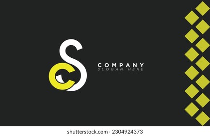 CS Alphabet letters Initials Monogram logo SC, C and S