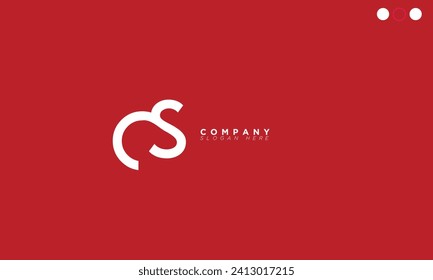CS Alphabet letters Initials Monogram logo SC, C and S