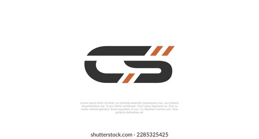 CS bold logo design inspiration