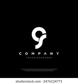 cs c s hand writing letter company logo icon design Premium Design