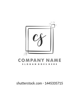 CS Initial beauty monogram logo vector