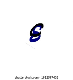 logotipo de escritura manual inicial CS para identidad