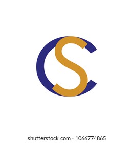  CS initial Logo template