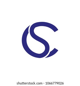  CS initial Logo template