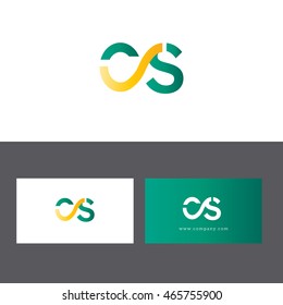 C&S Joint letter logo, Icon vector
