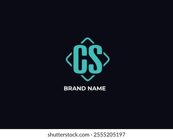 CS letter icon logo design