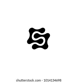 cs letter icon logo vector