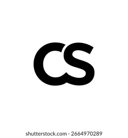 CS Letter logo design and Abstract logo