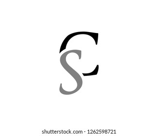 CS Letter Logo Design Template Element Vector