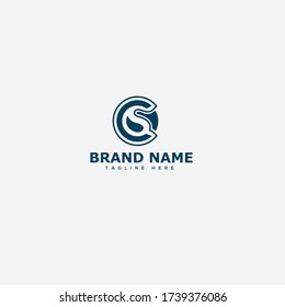 CS Letter Logo Design Template Vector