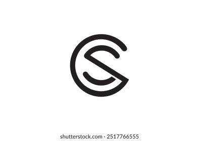 CS Letter Logo, letter cs logo design vector template, monogram logo, CS logo letter initial