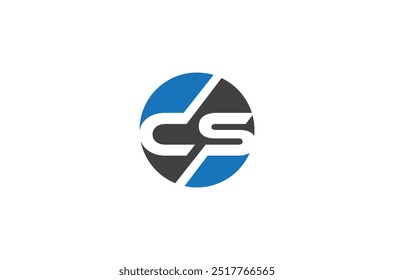 Logotipo de la letra CS, letra cs logotipo diseño Vector Plantilla, logotipo del monograma, letra inicial del logotipo CS