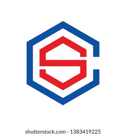 CS Letter Logo Icon Template